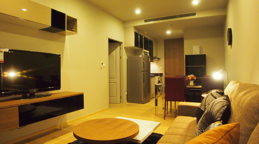 One bedroom condo for rent in Phrom Phong - Living room 4
