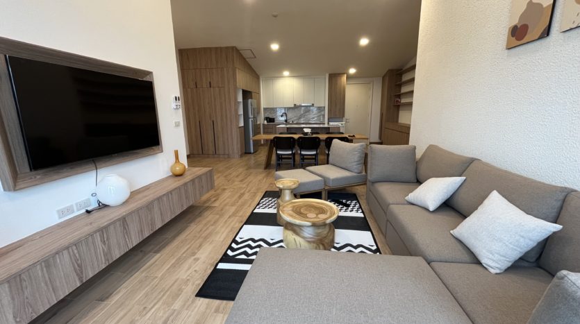 Three bedroom condo for rent in Ari - sofa view